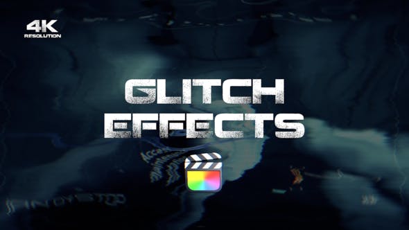 FCPX特效插件 超酷炫未来科幻故障效果 Glitch Effects
