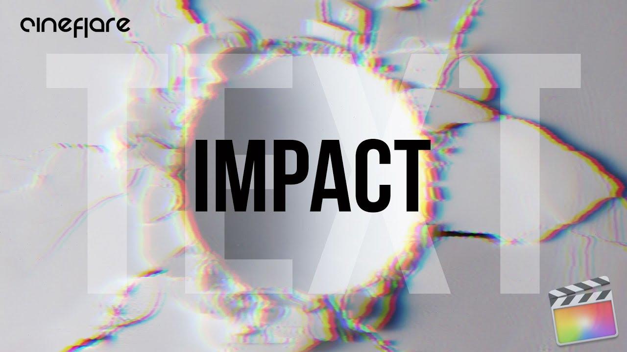FCPX插件51种现代动态冲击标题文字动画预设 ImpactText
