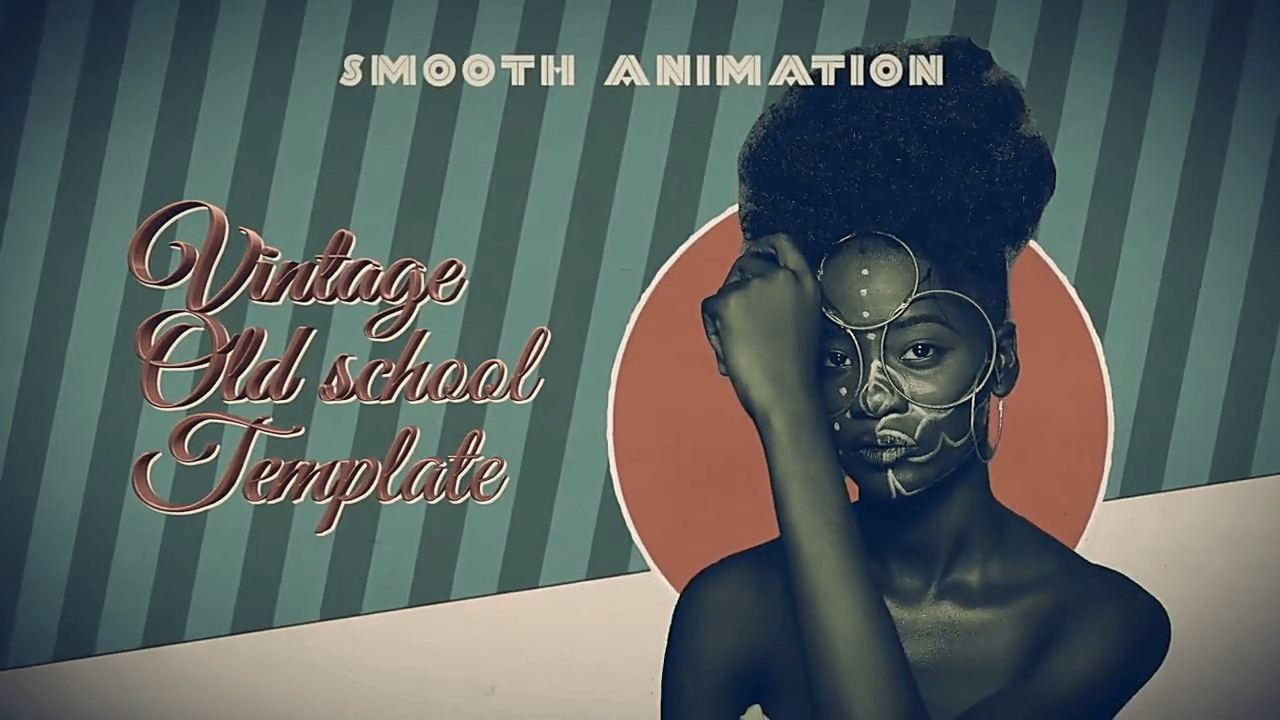 FCPX模板创意美式动态复古怀旧幻灯片开场片头动画 Retro Vintage