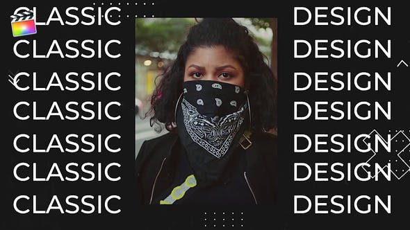 FCPX模板-现代城市时尚服饰品牌宣传片开场动画