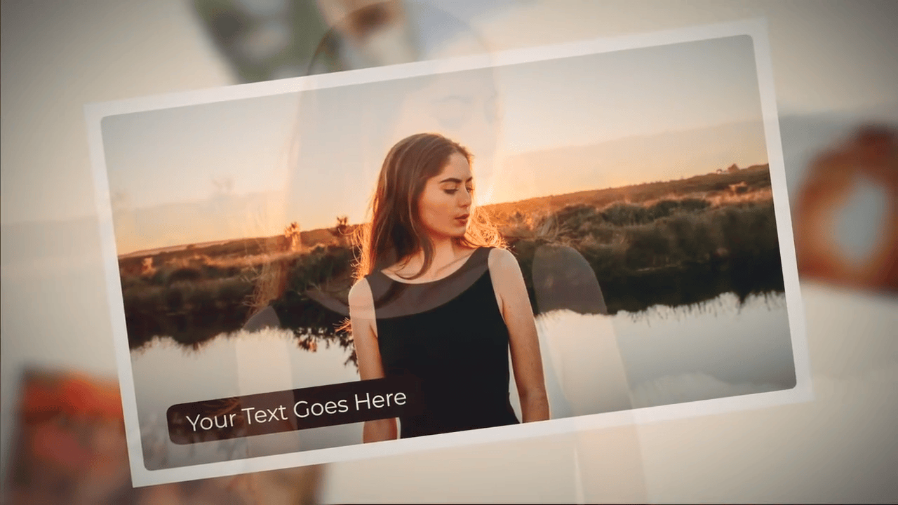 FCPX模板-甜美幻灯片照片回忆展示包装动画