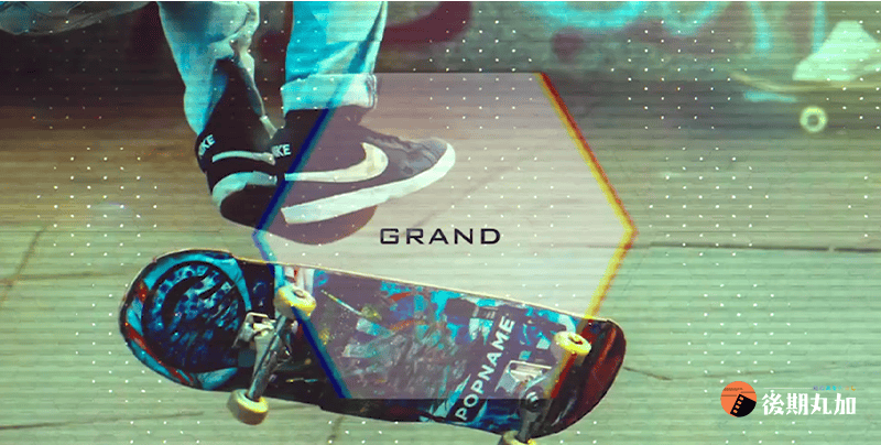 FCPX模板画面失真信号干扰动态开场片头-HQ57841