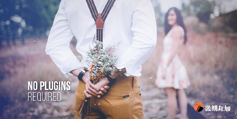 FCPX模板唯美粒子光效浪漫甜蜜爱情婚礼图文展示动画First Love Gallery-HQ32017