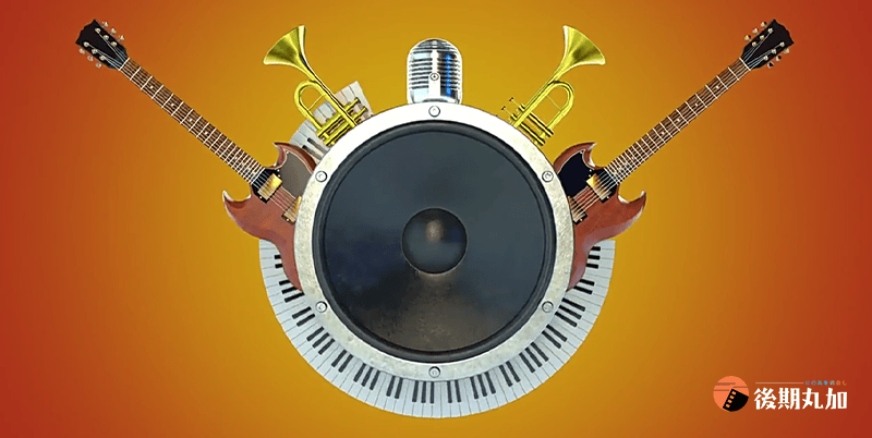 FCPX中文插件时尚流行音乐LOGO开场片头动画 MUSIC LOGO-HQ01836