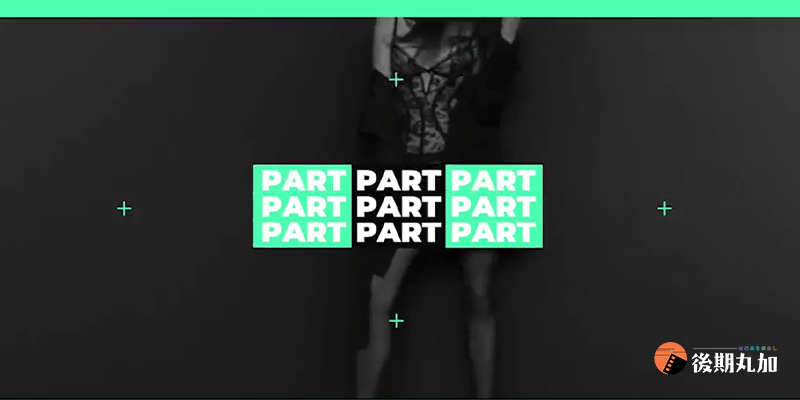 FCPX模板时尚动感节奏图文快闪广告片头-HQ61820