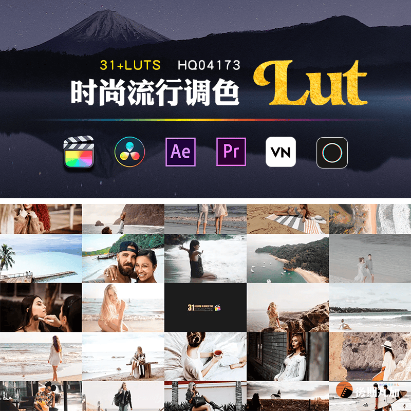 LUTs预设-31个时尚博主流行颜色调色预设 31 Fashion Blogger Tone LUT.HQ04173
