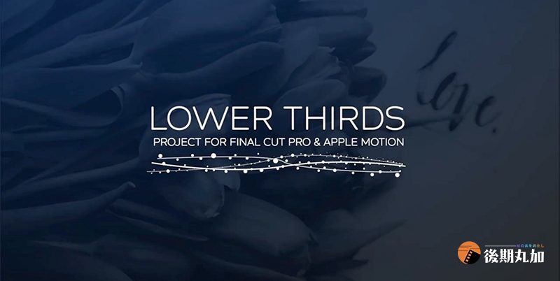 FinalCut浪漫爱情字幕婚礼标题动态效果视频预设片头开场fcpx插件