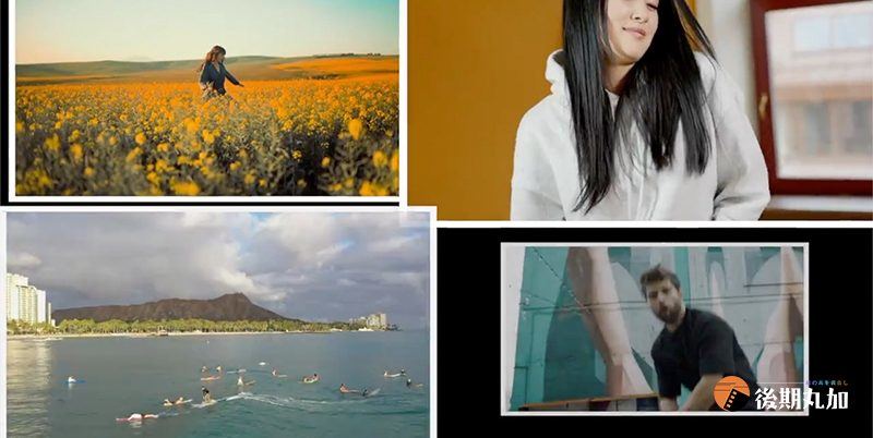 FCPX智能创意自定义分屏画中画面分割效果工具finalcutpro插件m1