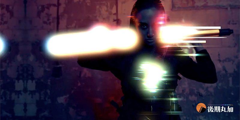 FCPX插件故障失真文字转场finalcut赛博朋克风格字幕标题动画过渡