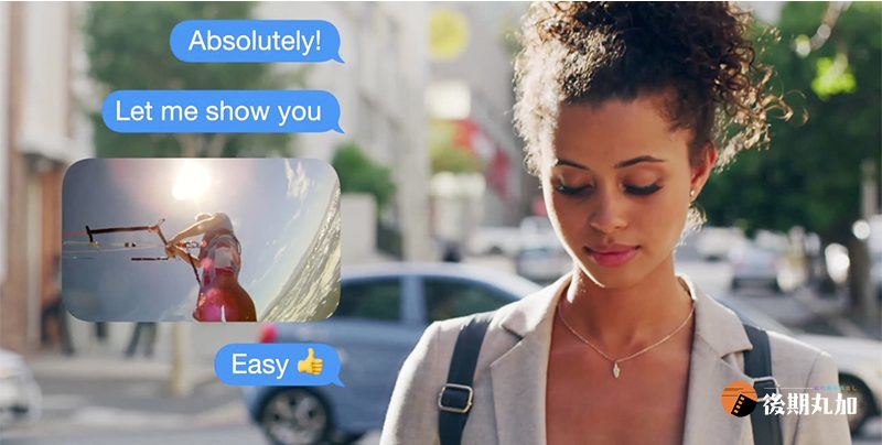 FCPX插件发信息滚动发送自动跟踪对话框动画字幕标题带音效支持m1