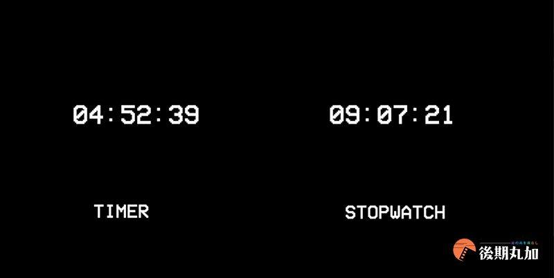FinalCut数码数字计时自动计算视频时间工具发生器时间戳fcpx插件