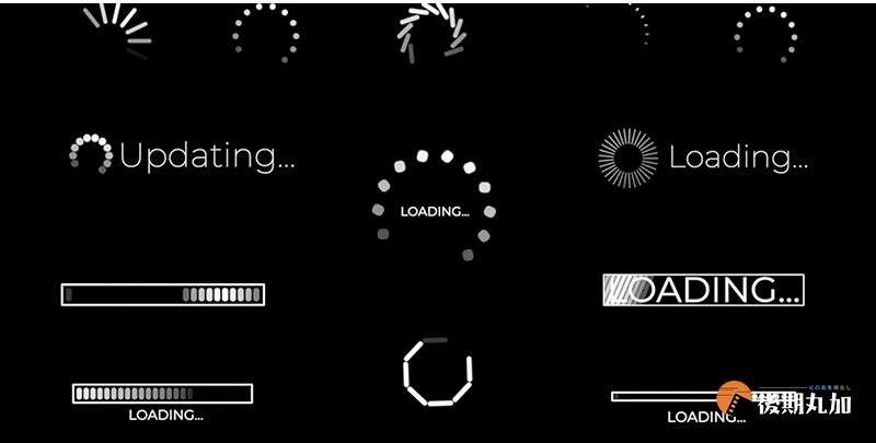 FCPX插件进度条加载图标元素动画Loading Icons工具finalcutprox