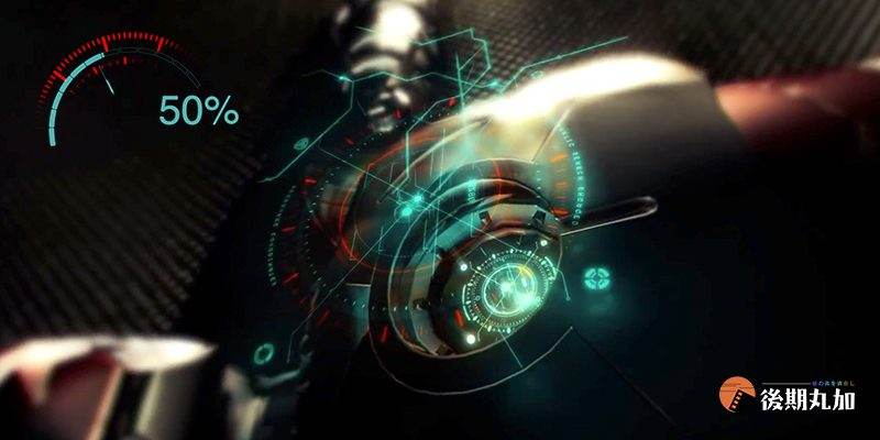 FCPX高科技信息化HUD元素炫酷科幻模拟场景动画特效finalcut插件.HQ31987