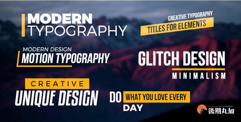 FinalCutProX字幕简约商务标题动态效果视频预设片头开场fcpx插件.HQ51803