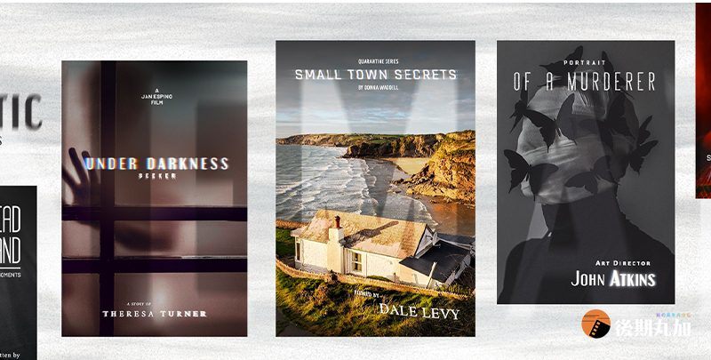 FCPX插件唯美大气电影预告片头尾字幕创意标题动画finalcut支持m1