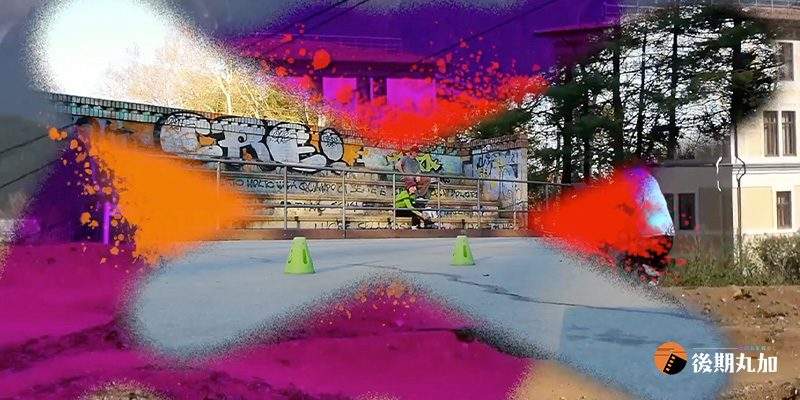 FCPX插件复古喷漆潮酷风格涂鸦过渡转场效果finalcutprox动画特效-HQ96358