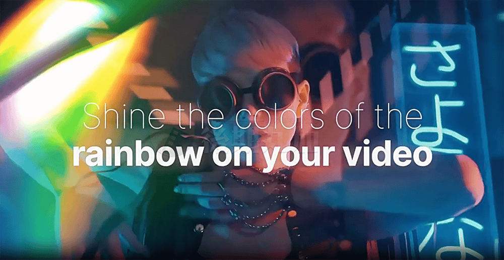 FCPX插件40款梦幻炫光失真电影色彩分离棱镜光效镜头画面特效CINEMATIC prism-HQ25960