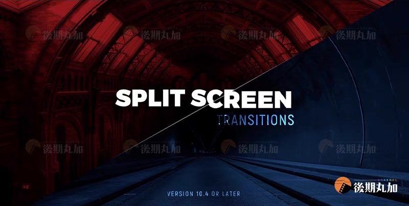 FCPX插件 20款分屏切割推拉无缝过渡转场特效Split Screen Transitions「要求FCPX10.4以上」HQ51487