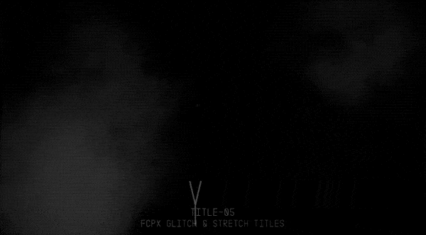 FCPX插件-11款简约创意商务风故障拉伸飘散文字标题字幕效果插件Final Cut Pro字幕特效HQ6973